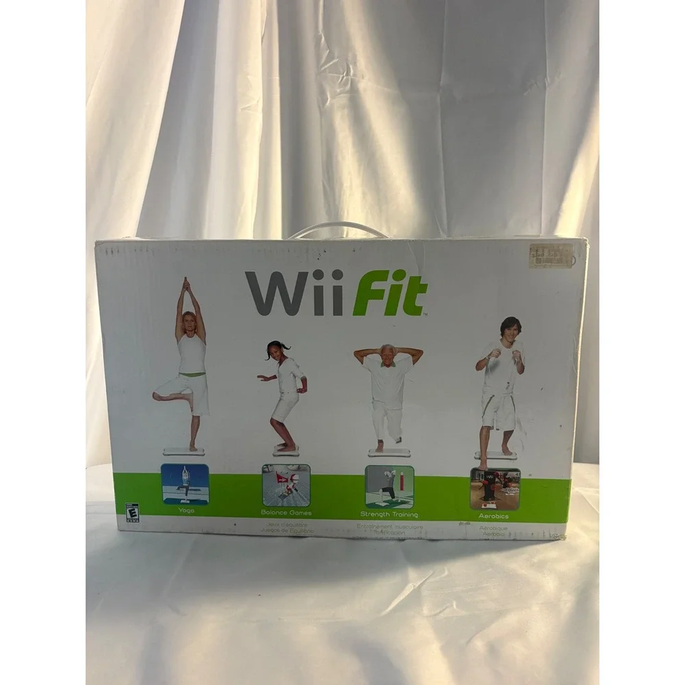 Nintendo Wii Balance Board White Wireless Controller RVL-021 with Box No Game